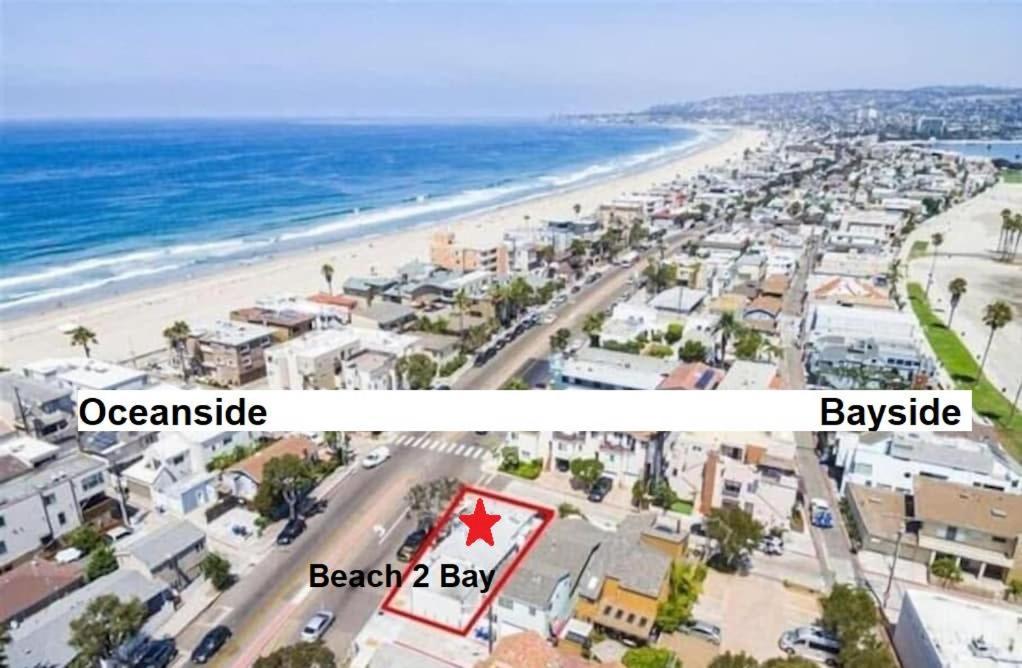 Beach-2-Bay 2Br - In The Heart Of Mission Beach San Diego Dış mekan fotoğraf